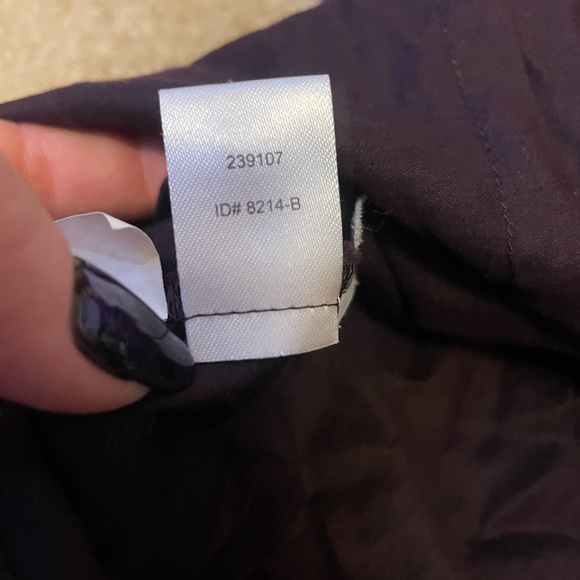 LOFT petite ruffle neck button up blouse - Picture 7 of 7